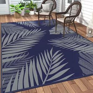 Outdoor Rug 5' x 8' Waterproof for Patios Clearance Reversible Outdoor Plasti... - Picture 1 of 6