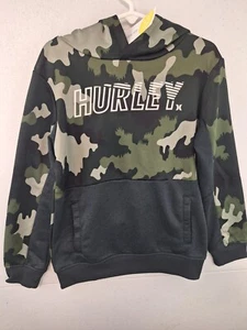 Hurley Boys sz 6 Green Camo Hoodie NWT Stitchfix - Picture 1 of 3