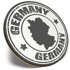 Runde Einzeluntersetzer - BW - Deutschland Karte Deutsche Reise Stempel #35040