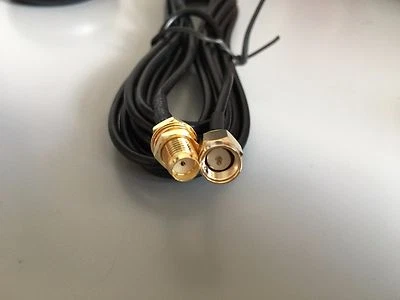 ROHS 2 m SMA Stecker auf Buchse Koaxial Verlängerungskabel Antenne Antenne WiFi Router UK Verkauf