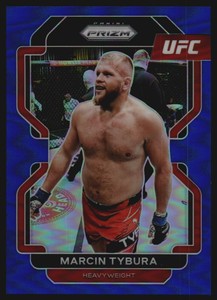 2022 Panini Prizm UFC Prizms Blue #140 Marcin Tybura /199