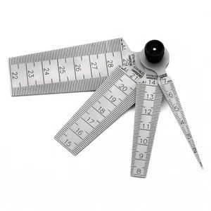 1-29mm Folding Welding Taper Gauge Internal Diameter Hole Gap Slot Bore Ruler - Picture 1 of 4
