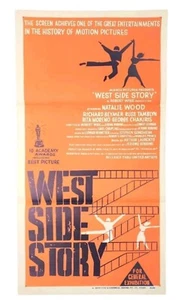 Daybill West Side Story Original Vintage Australian Cinema Movie Poster Classic - Picture 1 of 14