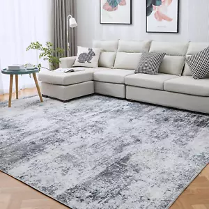 8X10 Area Rugs for Living Room Rug Washable: Abstract Large Rug for Dining Room - Picture 1 of 12