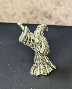 Figura de peltre vintage Greg Neeley Wizard Comstock ~ 1,5 in - Imagen 1 de 3