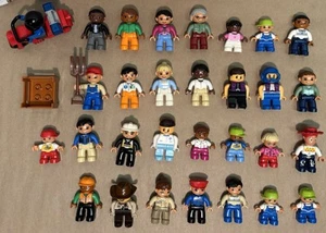 Lego Duplo People MiniFigures Lot (30) Children/Adults/Jessie/Cowboy/Scuba/Cop + - Picture 1 of 3