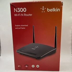 Belkin N300 Wi-Fi N Wireless 2.4GHz Router - Picture 1 of 4