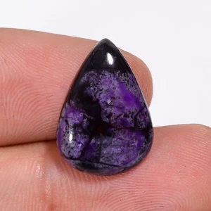 Sugilit Birnenform natürlicher Cabochon loser Edelstein 7 kt 17 x 12 x 3 mm Y-9329 - Bild 1 von 2