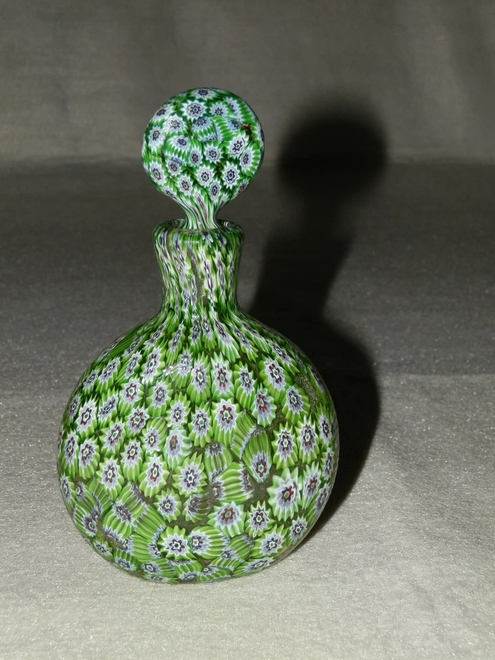 Vintage Parfümflasche Flakon - Murano Glas mit Stöpsel - - Bild 1 von 4