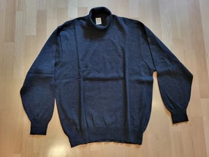 Wollpullover Herren Rollkragenpullover, 100% Wolle, Anthrazit, Größe 54 - Bild 1 von 6