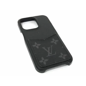LOUIS VUITTON M81087 Monogram Eclipse Bumper iPhone 13 Pro Compatible Smartphon - Photo 1 sur 4