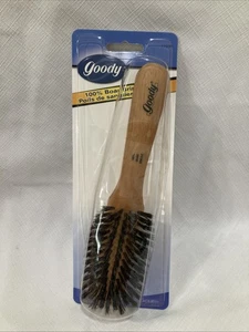 Goody 100% Wildschweinborsten "glättet" 8" Haarbürste Holzgriff 2002 Neu B5 - Bild 1 von 8