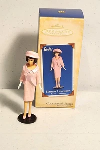 Hallmark Keepsake 2005 Barbie Ornament Fashion Luncheon Collectors Series vtg - Picture 1 of 6