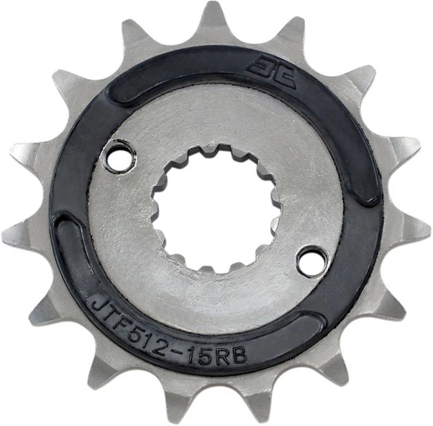 JT Rubber Cushioned Front Sprocket 520 15T for Kawasaki EX500D Ninja 500R 06-09 - Image 1 of 1