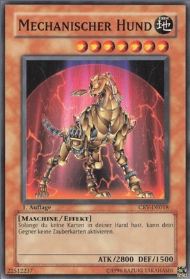 YuGiOh Mechanischer Hund CRV-DE018 Common NM 1st - Bild 1 von 2