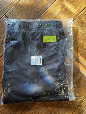 Pantalones Cortos Tek Gear Hombres XL Negros Malla Atlética Cordón Forrado Poliéster Gimnasio Foto 1 de 3