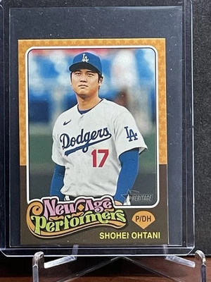 2024 Topps Heritage Mini - New Age Performers Shohei Ohtani #NAP-1 - Image 1 of 2