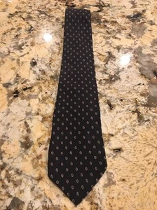 Cravatta Ermenegildo Zegna 100% seta Made in Italy skinny usata in ottime condizioni - Foto 1 di 10