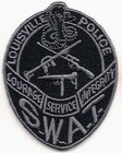 SWAT KENTUCKY Louisville Police Patch SEK Polizei StoffAbzeichen Aufnäher SNIPER