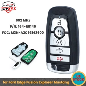 FOR 2017 - 2021 2022 FORD FUSION EDGE MUSTANG SMART KEY KEYLESS REMOTE START FOB - Picture 1 of 6