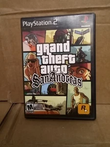 Grand Theft Auto San Andreas PS2 PlayStation 2 Complete CIB + Map - Picture 1 of 4