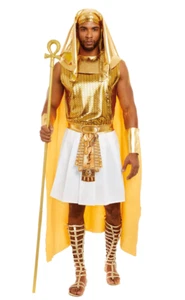 Egyptian Pharaoh Ramses Adult Men Costume Medium - Picture 1 of 1