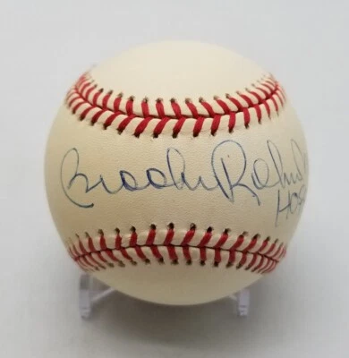 Baltimore Orioles BROOKS ROBINSON HOF 83 Signed Rawlings AL Baseball PSA/DNA COA - Image 1 of 4