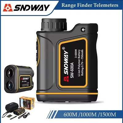 Rangefinder Golf Jagd Laser Range Finder 6x Vergrößerung Entfernungsmesser - Bild 1 von 4