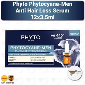 Phyto Phytocyane-Men Anti Hair Loss Hair Growth Serum 12x3.5ml - Picture 1 of 2