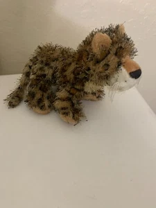 Ganz Webkinz Leopard Spotted Cat Plush Fuzzy Soft Stuffed Animal HM031-GT271G - Picture 1 of 7