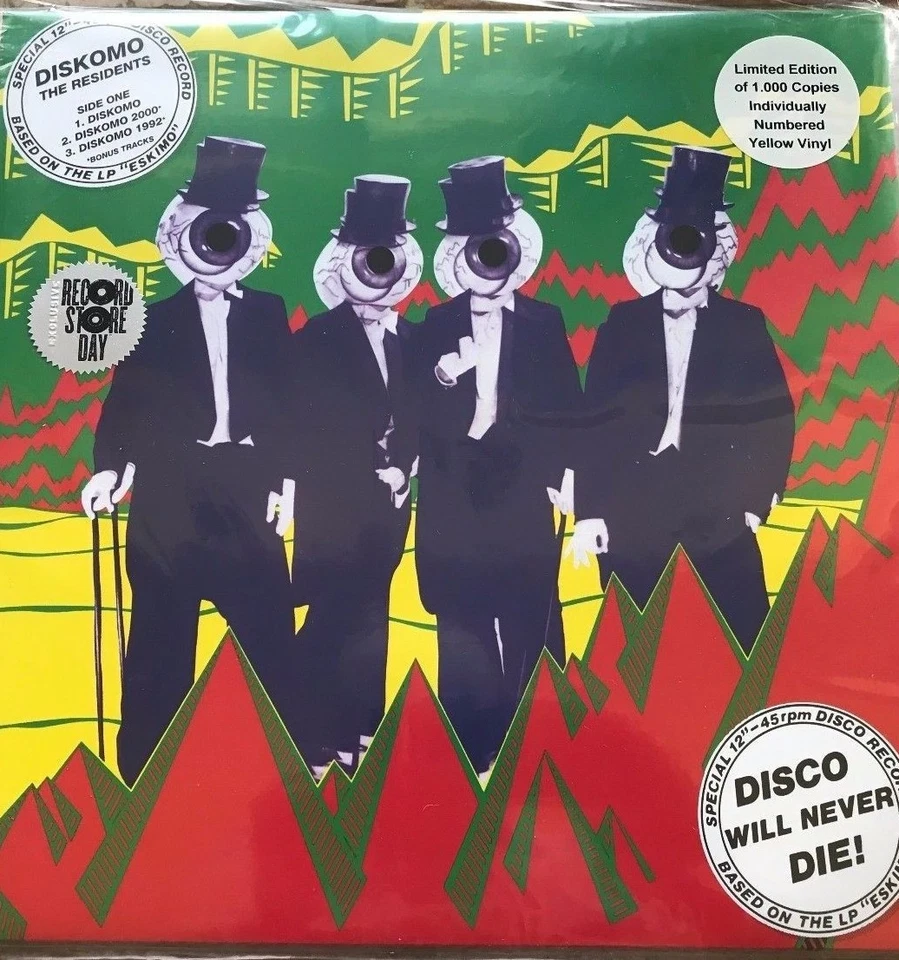 The Residents Diskomo-Goosebump 413/1000 Yellow Vinyl Record Store Day   - Image 1 of 1