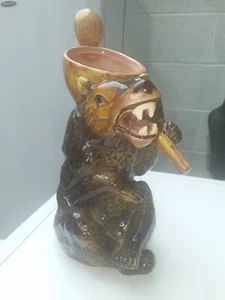 English Majolica Medium Bear Novelty Jug After a Joseph Holdcroft Design c1875 - Picture 1 of 10