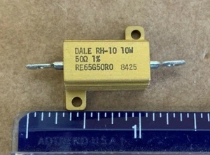 Vishay/Dale RE65G50R0 Wirewound Resistors, Chassis Mount 10W 50ohm 1% - Picture 1 of 4