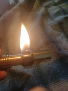 Nimrod Look Alike Pfeife Benzinfeuerzeug Messing - Bild 1 von 6