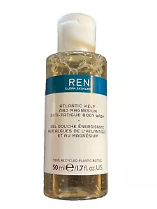 Jabón corporal antifatiga magnesio REN Clean Skincare Atlantic Kelp 1,7 OZ viaje - Imagen 1 de 2