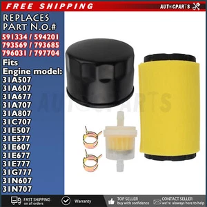 Air Filter Oil Filter for John Deere D100 D105 D110 D130 Z225 Z235 Z255 X124 - Picture 1 of 12