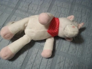 Kinder Plüsch Einhorn rosa Kerchuch - Bild 1 von 4