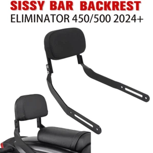 Rear Passenger Backrest Sissy Bar For Kawasaki ELIMINATOR 500 450 400 2023-25 - Picture 1 of 9