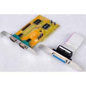 Tecline PCI 2x RS-232 Com Serial 1x Lpt Parallèle DTAG711 Multi I/O Carte M382 - Photo 1/1