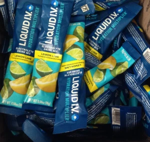 Liquid I.V. Hydration Multiplier, Lemon Lime Flavor, 20 Pack - Exp. 4/2026 - Picture 1 of 4