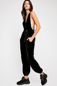free people velvet jumpsuit