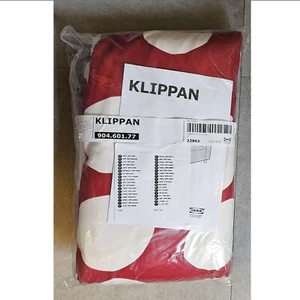 IKEA Klippan STORVRETA Loveseat Sofa Cover SLIPCOVER Limited Edition Red Mod Dot - Picture 1 of 3