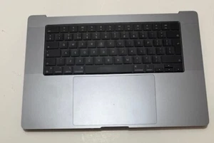 Apple MacBook Pro A2485 EMC 3651 2021 Palmrest Keyboard Battery Space Grey - Picture 1 of 11