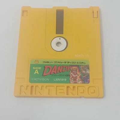 Nintendo Famicom Disk System Dandy Disk Only Japanese Untested US Seller  - Image 1 of 2