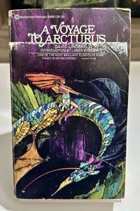Voyage To Arcturus By David Lindsay 1974 Vintage Sci-Fi Paperback 4th Printing - Imagen 1 de 10