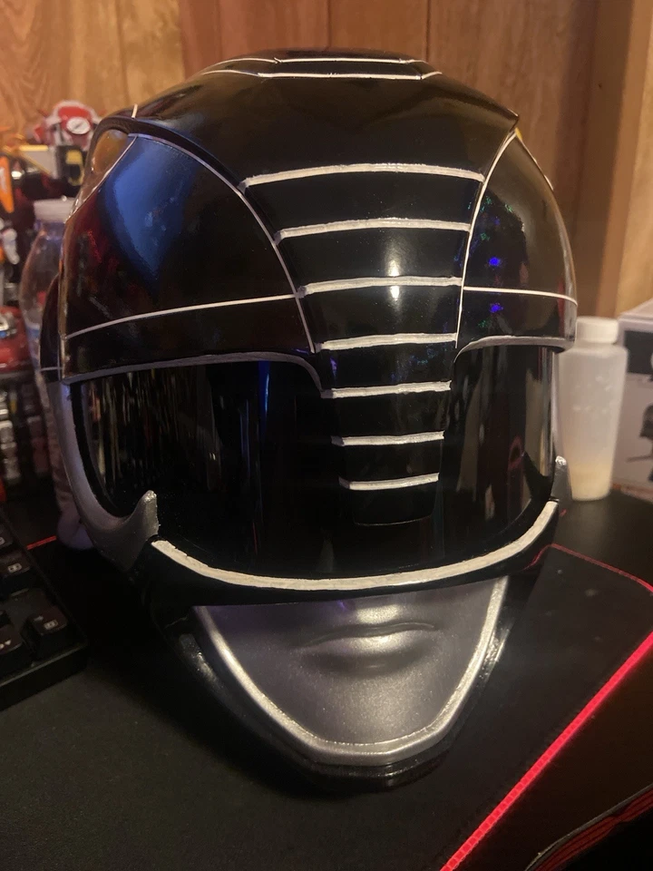 MMPR Black Ranger Helmet Power Rangers Mighty Morphin - Image 1 of 1