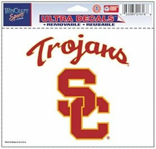 USC Trojans Decal 5x6 Ultra Color - Image 1 of 1