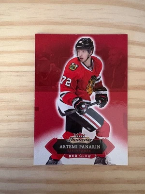2016-17 Fleer Showcase Red Glow #97 Artemi Panarin - Chicago Blackhawks - Image 1 of 2