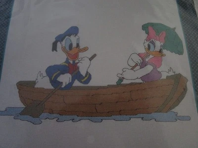 Donald & Daisy's Love Cruise Counted Cross Stitch Kit #36010 (Just CrossStitch) - Image 1 of 3