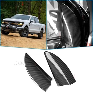 Para Ford F150 Raptor Tremor 21+ Carbono Interior Ventana Triángulo Decoración Borde - Imagen 1 de 12